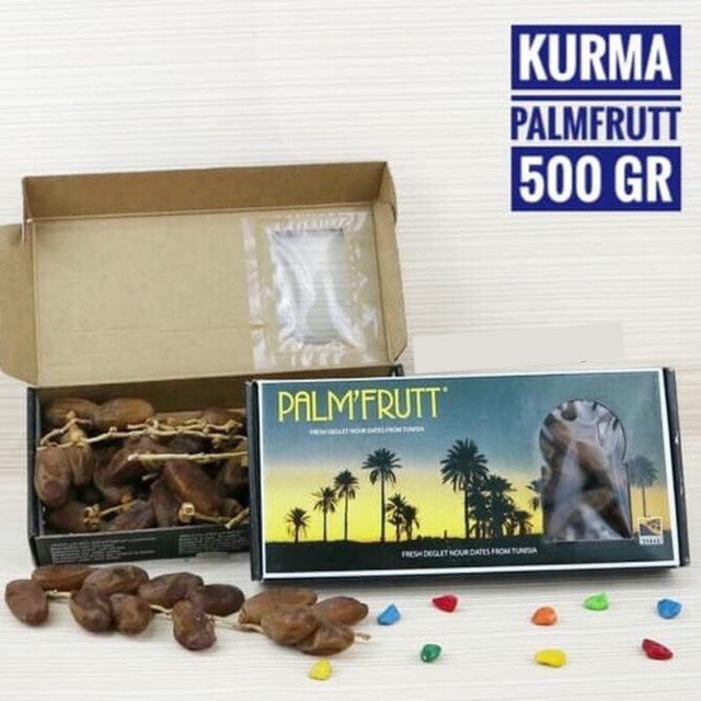 

Kurma Palm Frutt / Kurma Tangkai Tunisia 500 gram - Palm Fruit - Palmfrutt - Palmfruit - Tunis