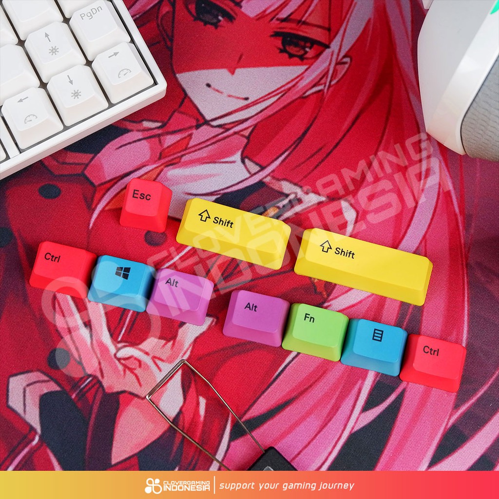 Keycaps CLV Modifier PBT Dye Sub - Windows Mac Arrow Keys OEM Profile