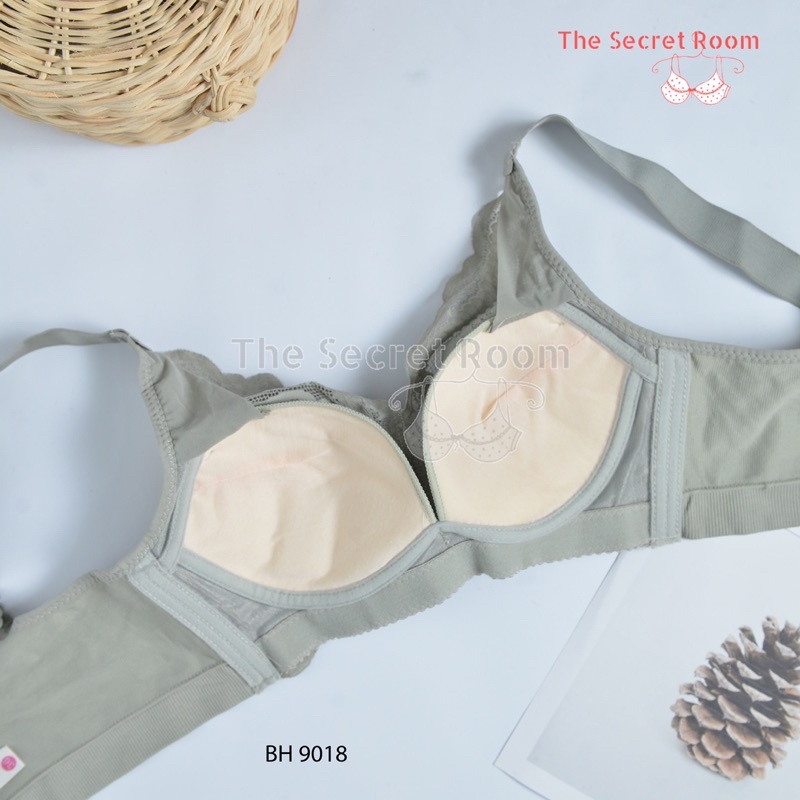 TALLY BRA BH PUSH UP RENDA 9018 I CUP B BESAR | BUSA TEBAL I TANPA KAWAT I SIZE 34-40