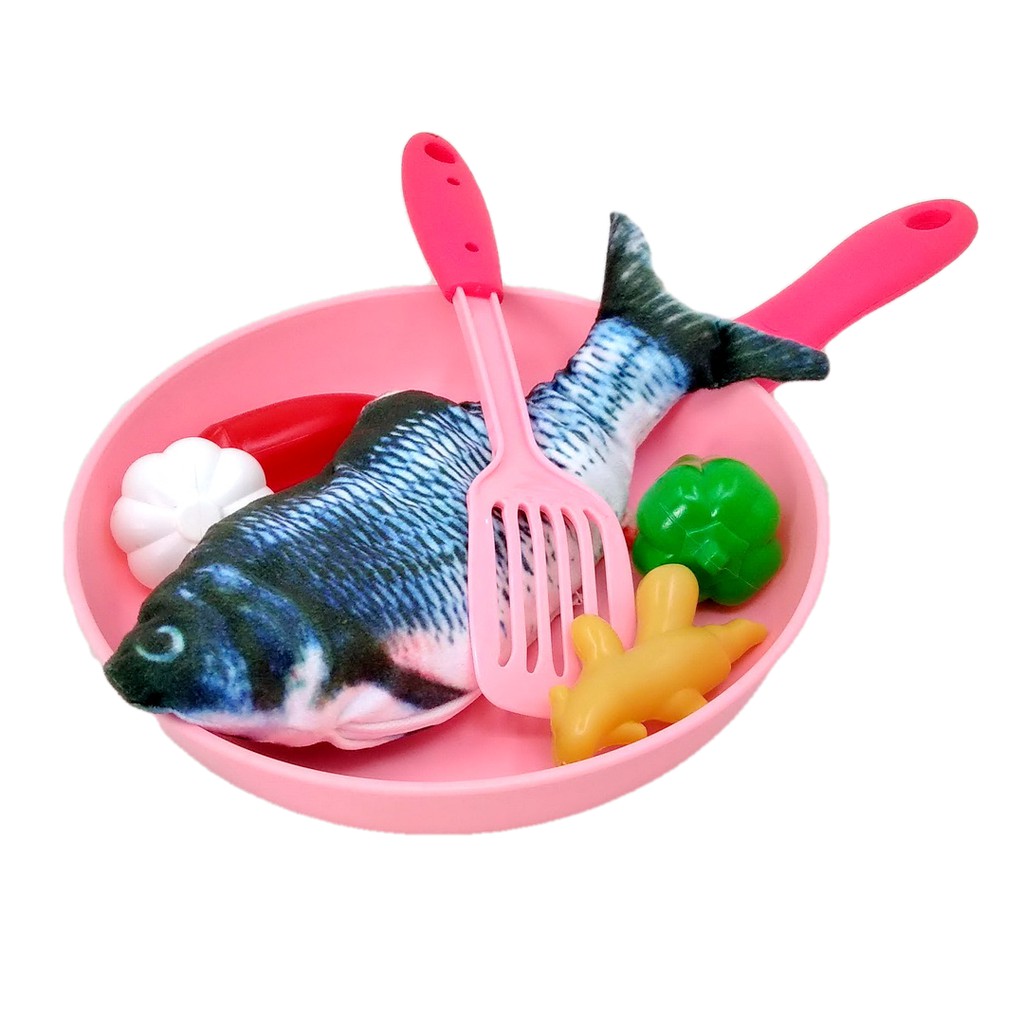 Kitchen Set Jumping Fish Mainan Anak Perempuan Masak Masakan Ikan