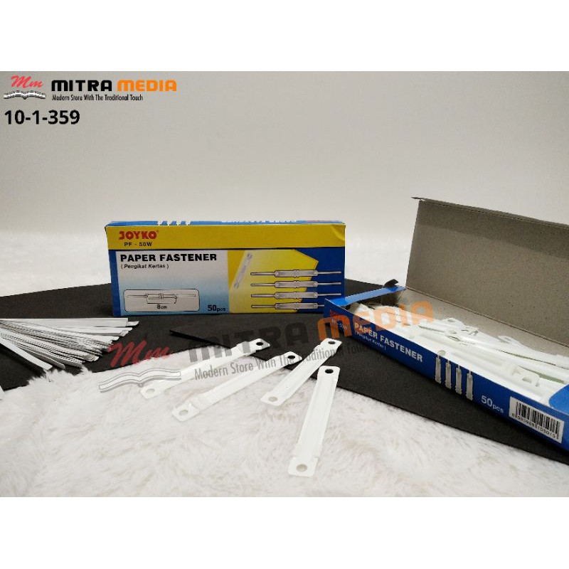 

ACCO PAPER FASTENER WARNA PUTIH DAN BESI MURAH