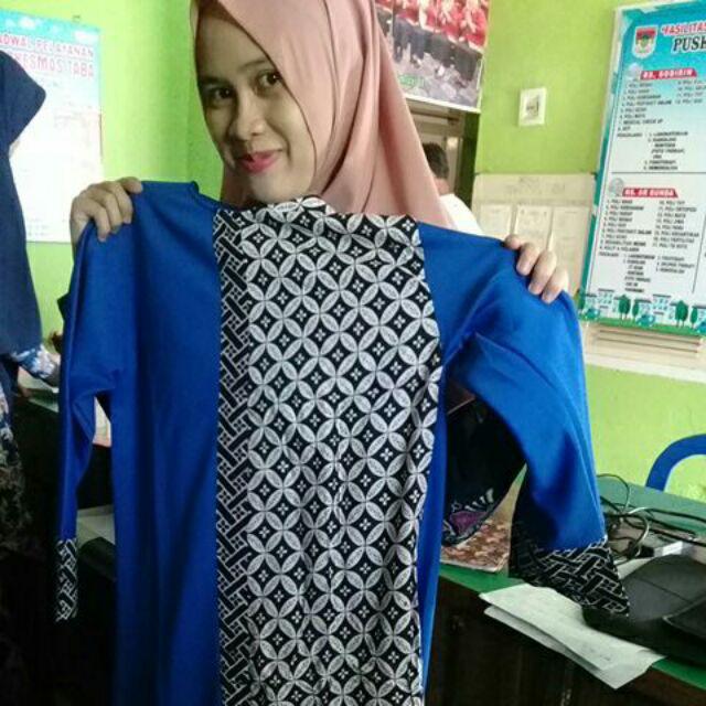 Gamis Batik Gamis Seling Monela Gamis Pesta Gamis Kaos Batik Cewek Muslim Syari Katun Batik Solo