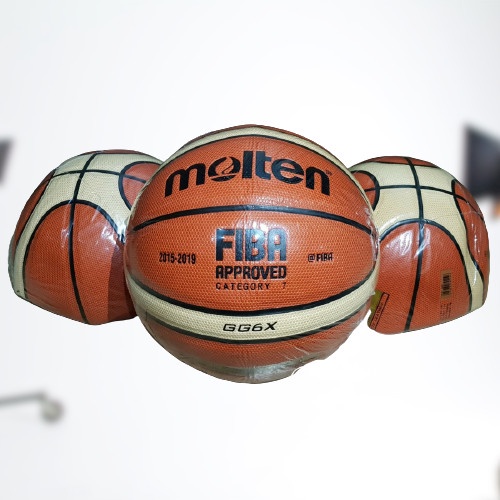 RB BOLA BASKET MOLTEN GG6X GG 6X FIBA PERBASI IMPORT SIZE 6 PU GRADE ORI LOGO PERBASI