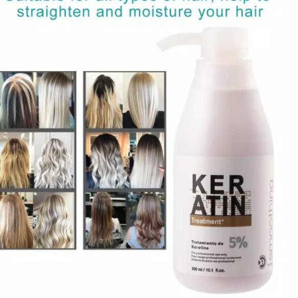 ֍ Keratin Treatment Smoothing Rambut Brazilian 300ml ◊