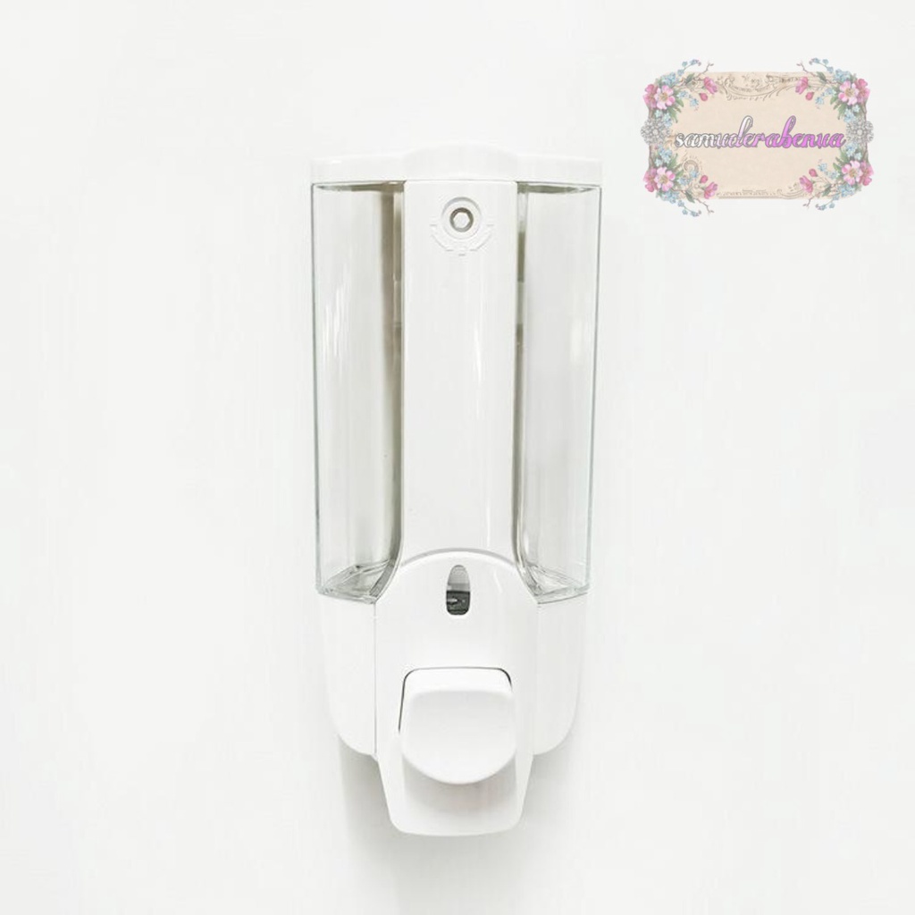 RT86 Tempat Hand Soap Washing hand Dispenser Sabun Cair Single Key Lock Tube Double 1 Tabung Dinding WC SB3468