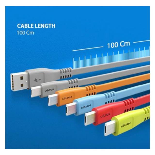 A_   Kabel Data Vivan CSM100S 1M Micro USB