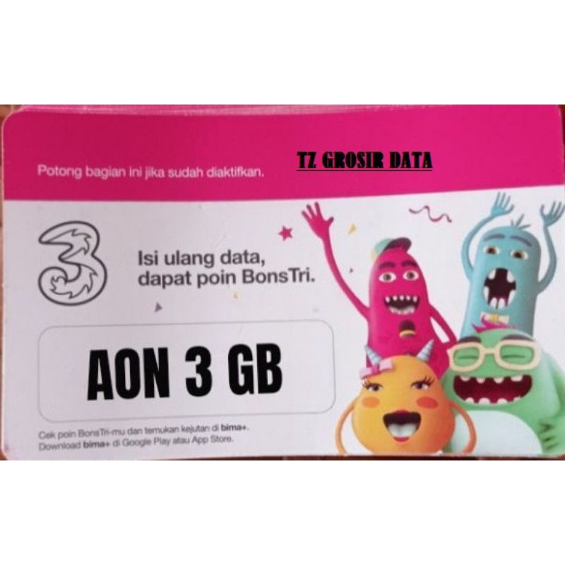 VOUCHER TRI AON 3GB