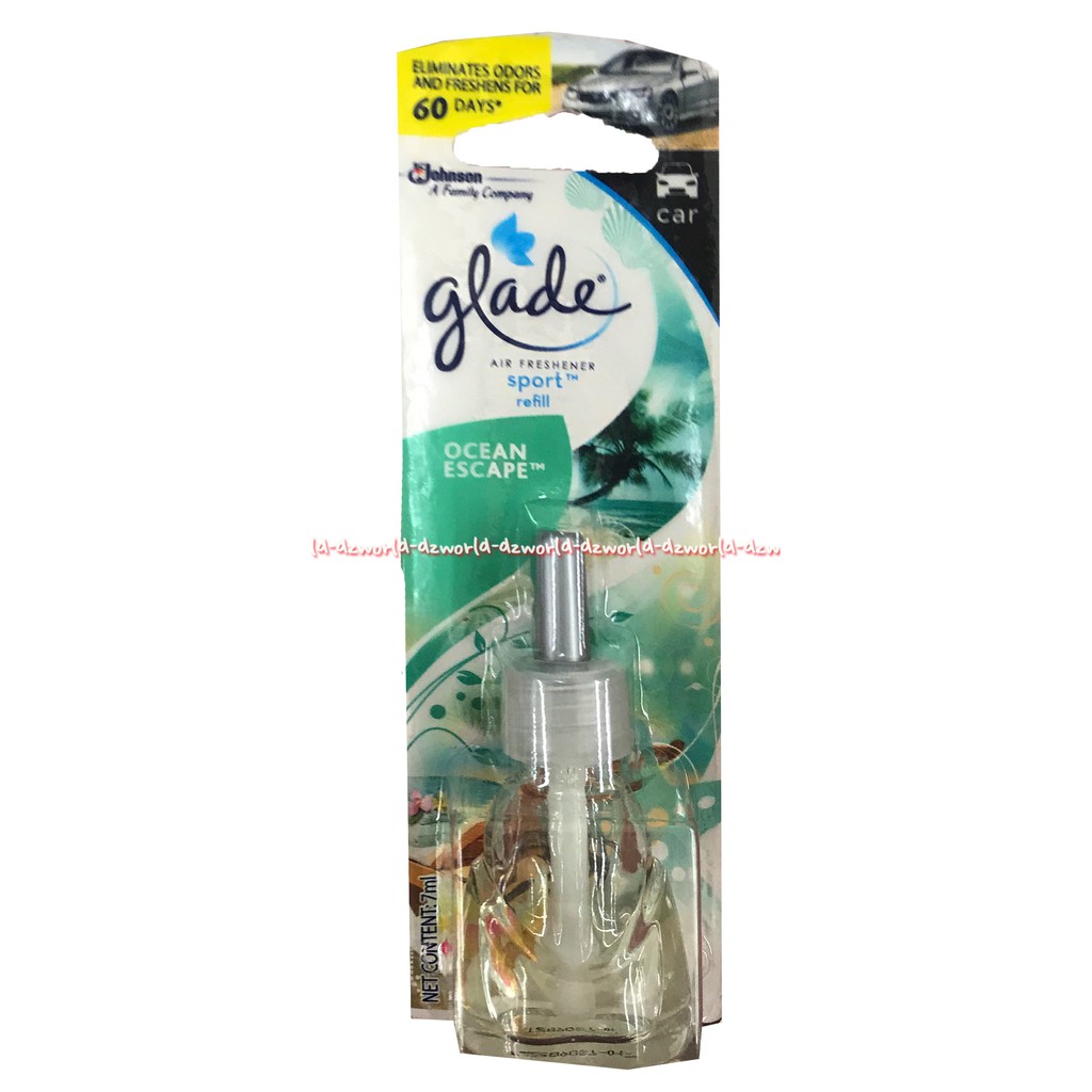 Glade Air Freshener Sport Refill Pengharum Ruangan Mobil 60 Hari Parfum Mobil