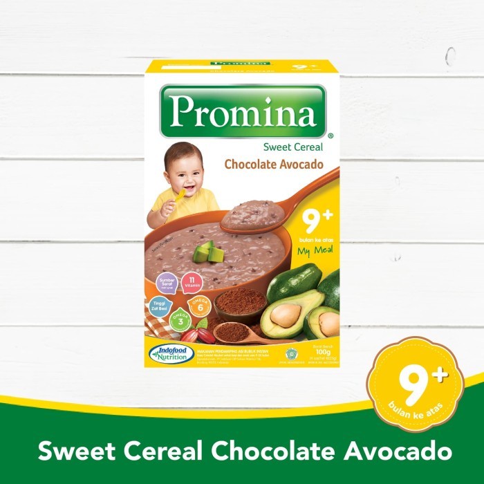 Promina Sweat Cereal Chocolate Avocado 9+