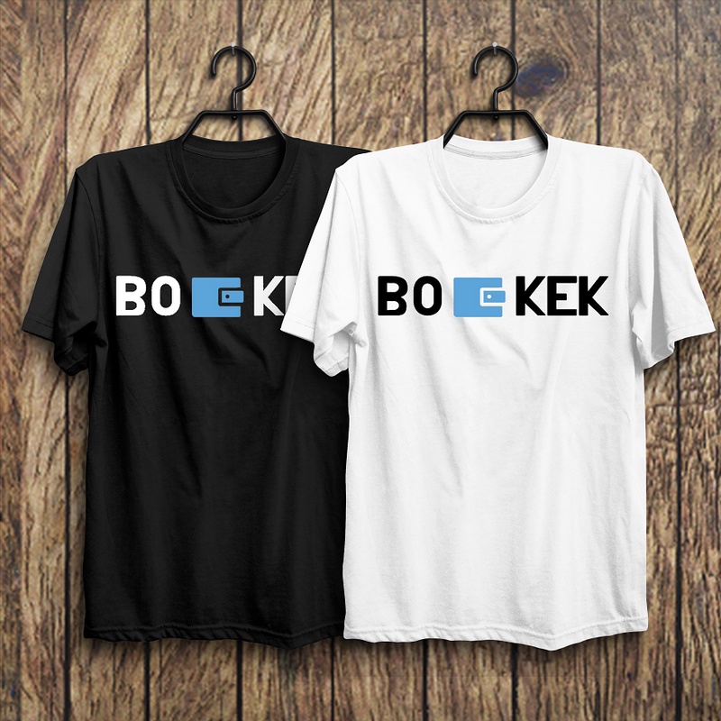 Kaos Baju Plesetan Parodi Brand Bokek