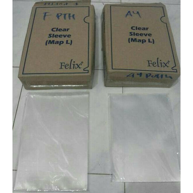 

Map L/ Clear Sleeve A4/F4 Felix TERPERCAYA