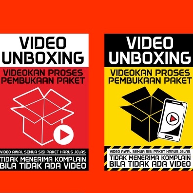 

STIKER UNBOXING STICKER PRODUK MURAH KUALITAS OKE SEHARI JADI MINIMAL 50 PCS SAJA