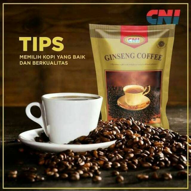 

CNI Ginseng Coffee (Kopi Ginseng) isi 20 sachet