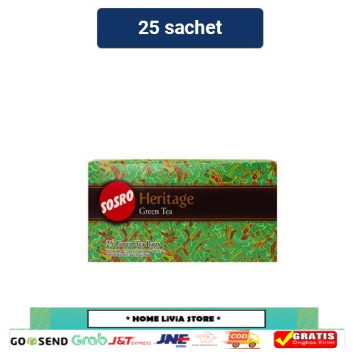 

Teh Celup Sosro Green Heritage 25 Pcs