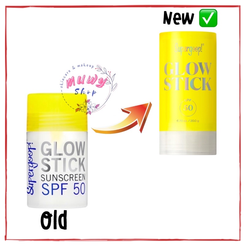 Supergoop Glow Stick SPF50 sunscreen New