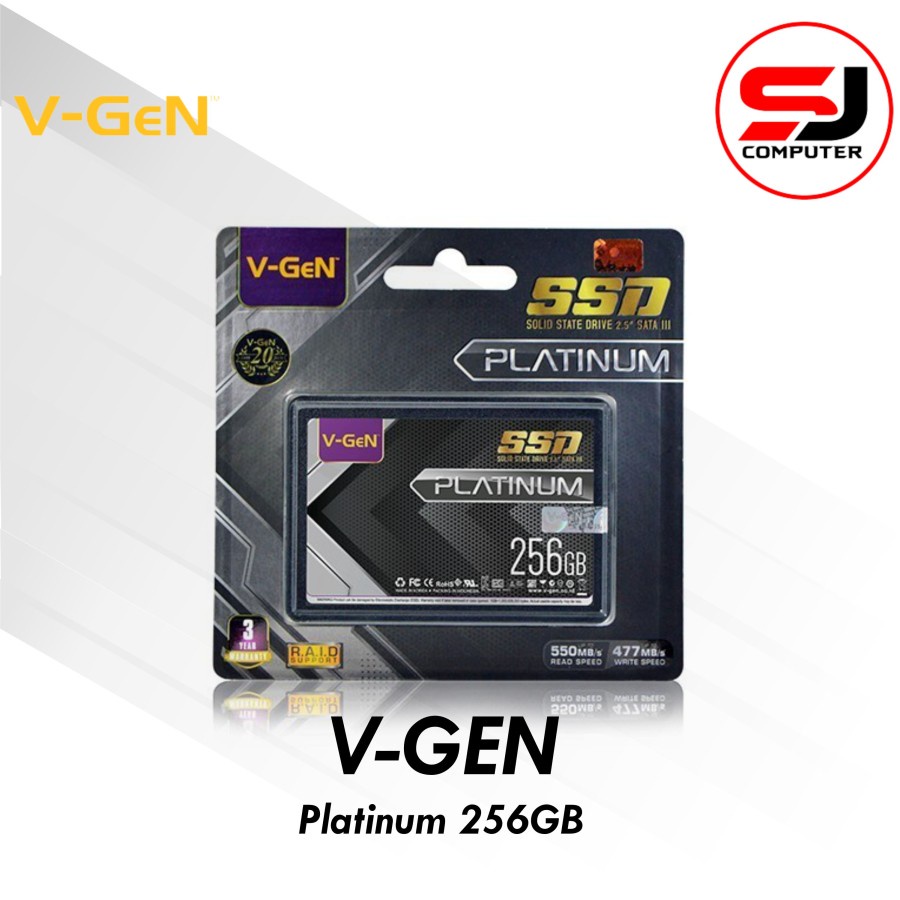 SSD V-Gen 256GB Sata3 - Vgen 256 GB 2.5&quot; Sata3