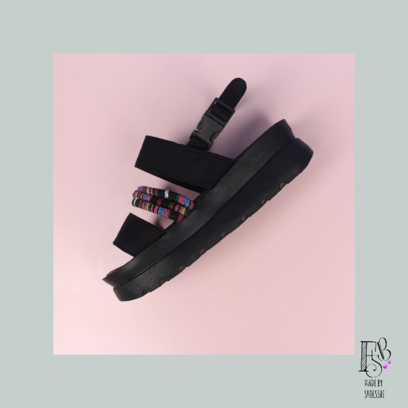 Fsb - KALA Sandal Tali Wanita-Black