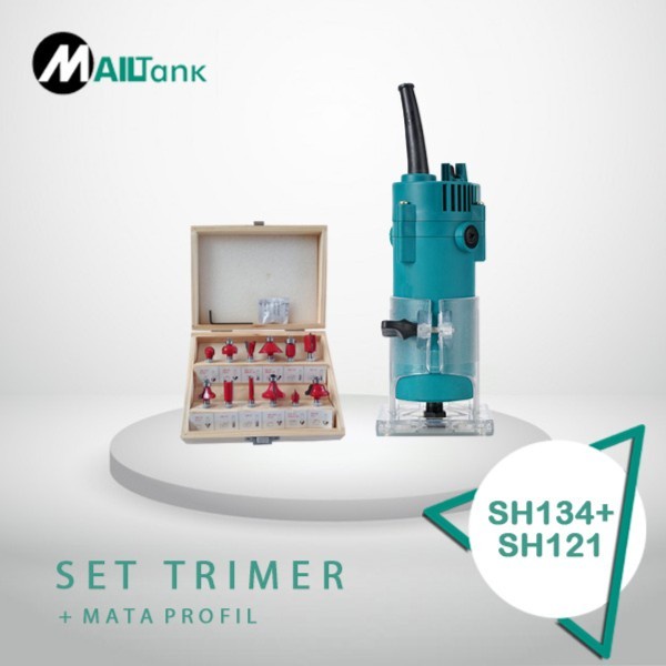 Mesin trimmer dan mata profil