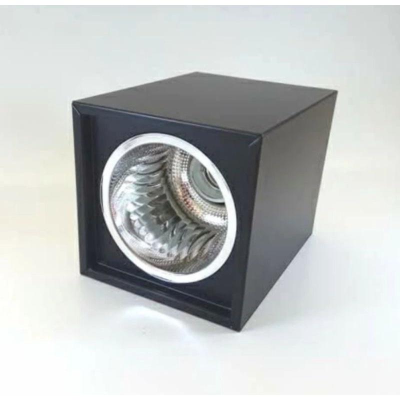 Lampu Downlight Outbow Kotak 4 Inch Kap Down light Outbow 4inch Kotak Hitam