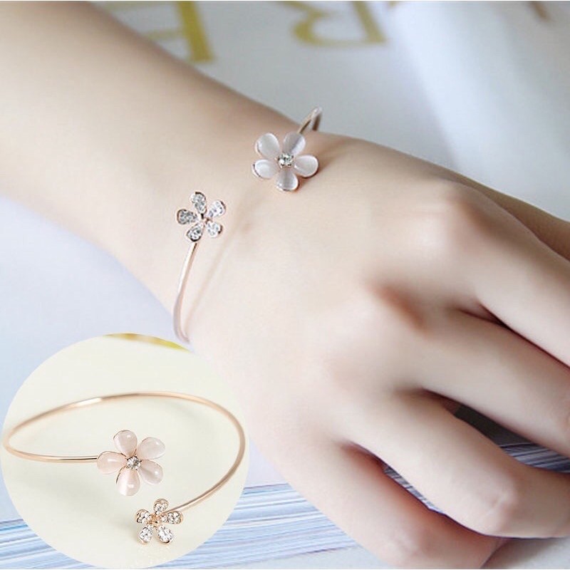 Gelang Wanita Double Bunga Daisy