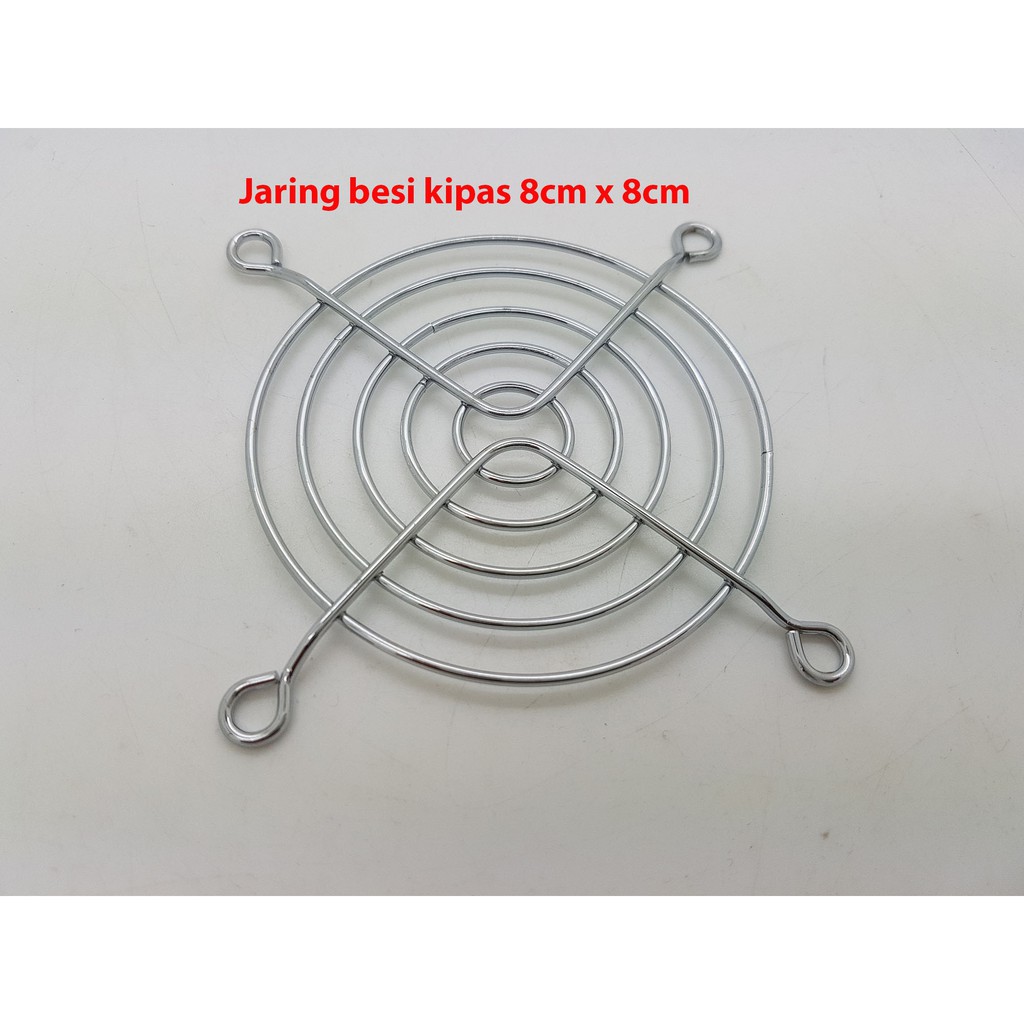 Jaring Besi Fan DC / AC Kipas 8cm x 8cm