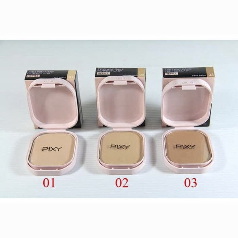 PIXY UV WHITENING 4 BEAUTY BENEFITS TWO WAY CAKE PERFECT LAST REFILL