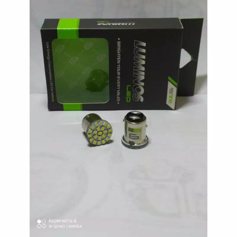Lampu stop rem S25 12 Mata Tidak Kedip Original Luminos
