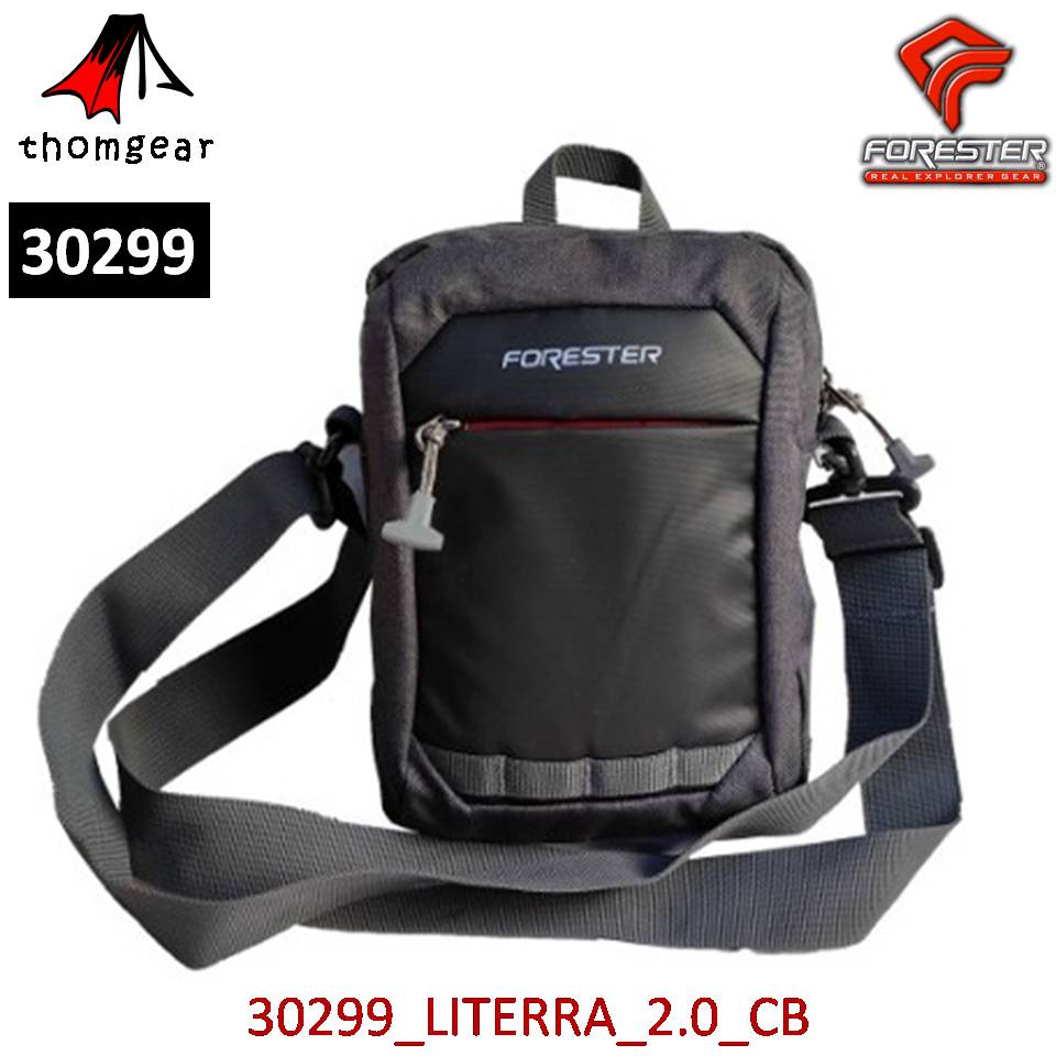 Thomgear Tas Selempang Travel Pouch - Forester - 30299 Literra 2.0 + Coverbag - 100% Ori