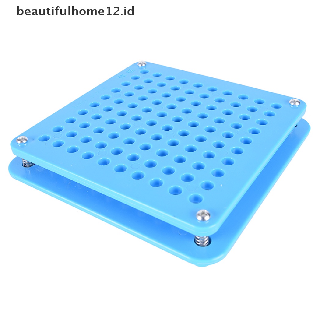 【beautifulhome12.id】 100 Holes Capsule Filler Capsule Filling Machine Food Grade Flate Tool New .