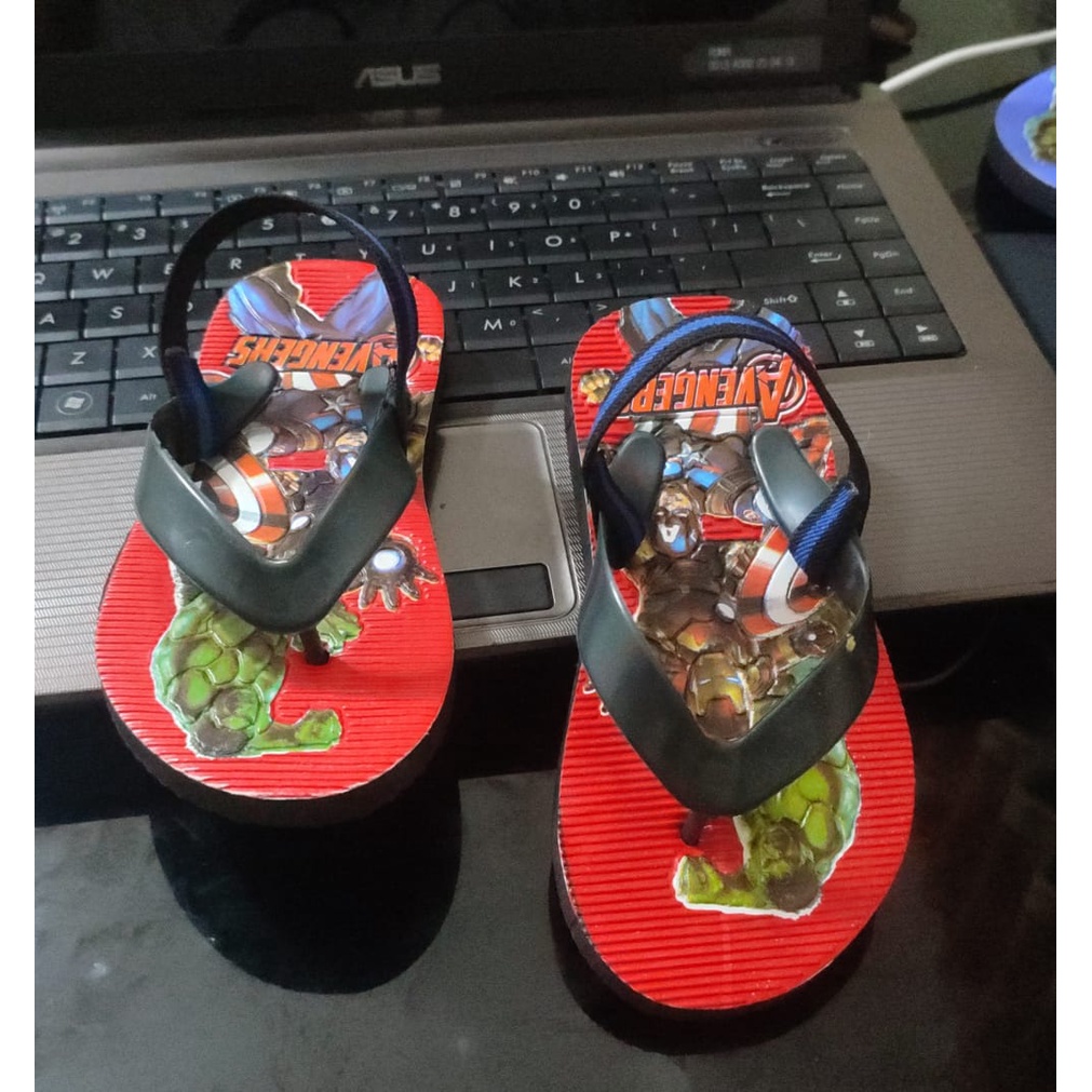SANDAL BABY JEPIT KIDDS CWO MOTIF AVENGER 1-3 THN