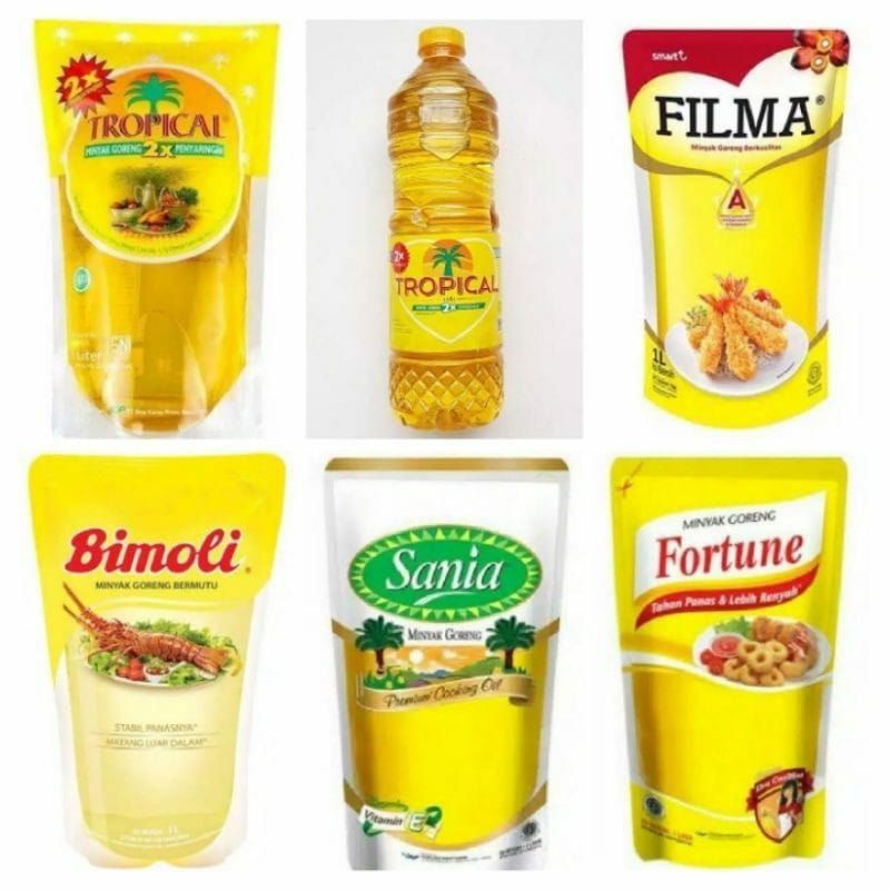 

minyak goreng 1 lt all variant merk