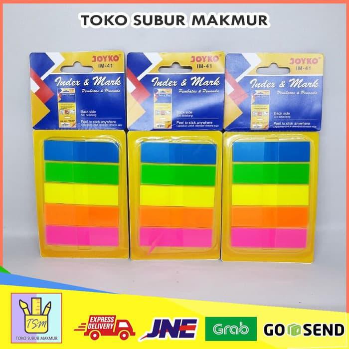 

[ 1 PCS] PENANDA BUKU PLASTIK TRANSPARANT IM 41 - JOYKO