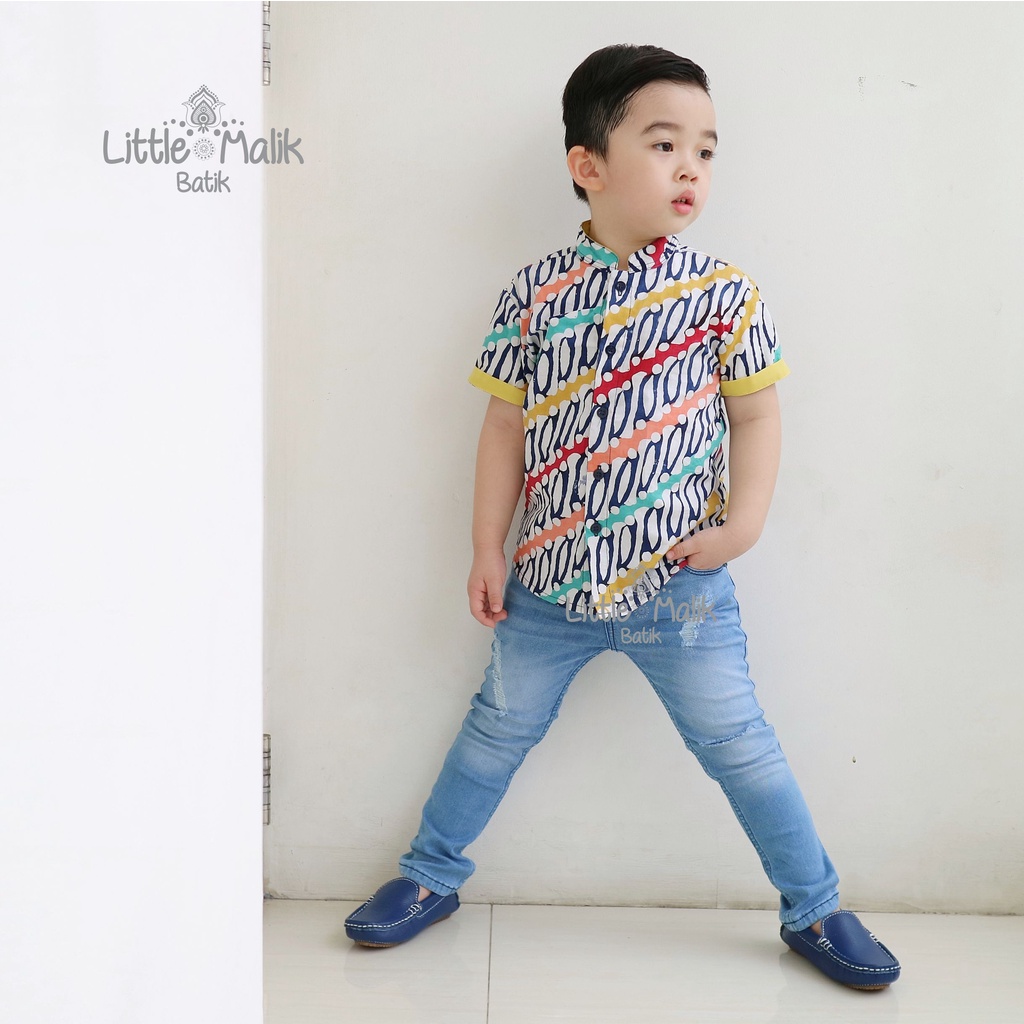 Kemeja Batik Anak By Little Malik Batik, Batik Garutan Cap Colet, Super Kece