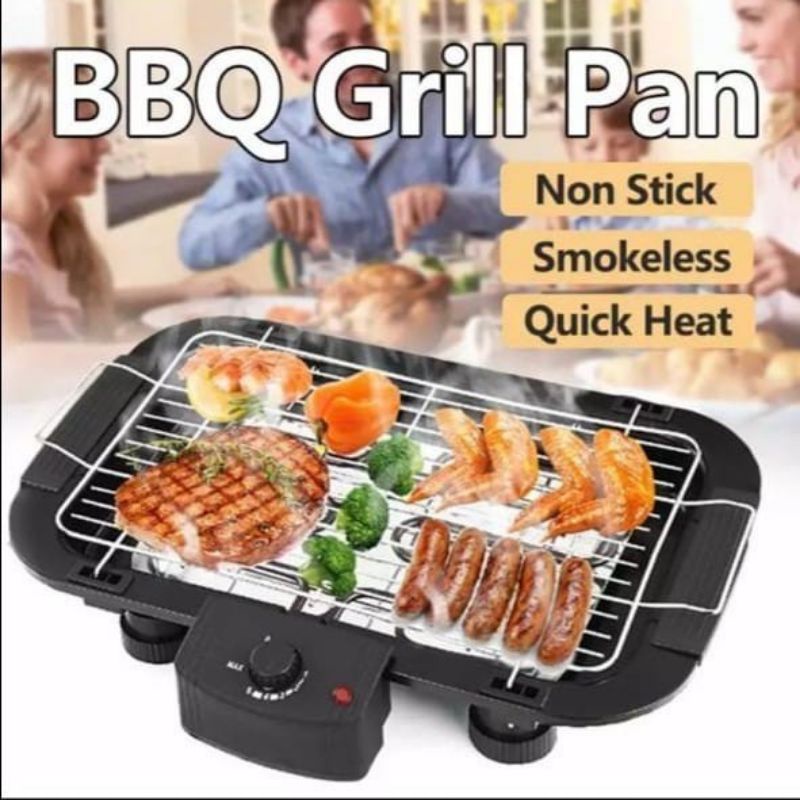 ALAT PANGGANGAN LISTRIK PEMANGGANG PORTABLE BBQ SOSIS DAGING IKAN ELEKTRIK BARBEQUE GRILL