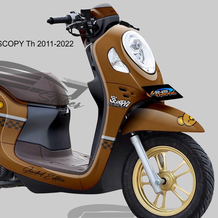 STIKER SCOOPY 2021 2022 FULL BODY / STIKER SCOOPY WARNA CANTIK / DECAL STIKER SCOOPY