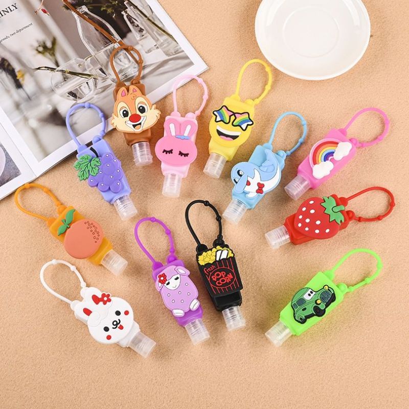 botol handsanitizer silicone gel motif anak
