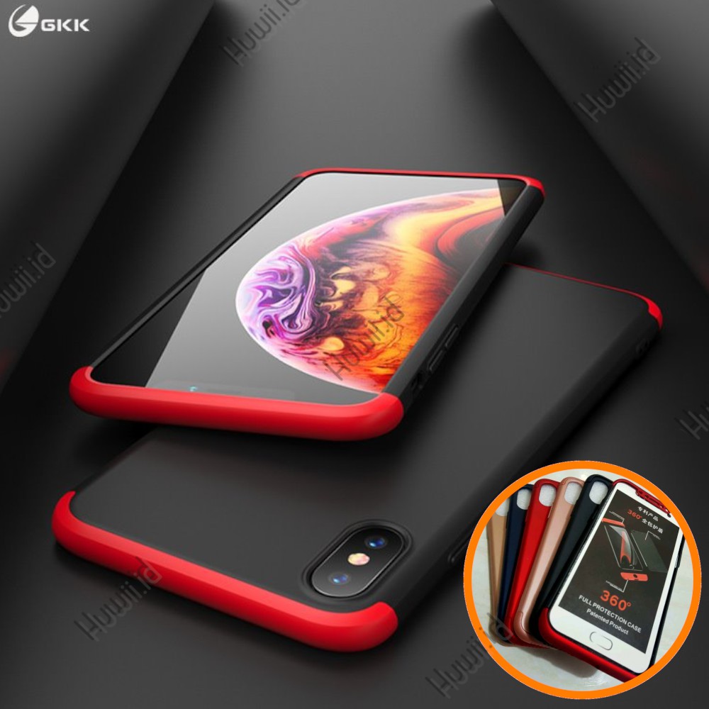 360 Full Cover GKK Hard Case SAMSUNG A01 A10 A10s A20 A20s A30 A30s A40 A50 A50s A60 A70 A80 A90 M50