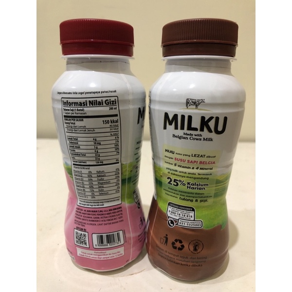 MILKU Susu UHT 3000 Botol