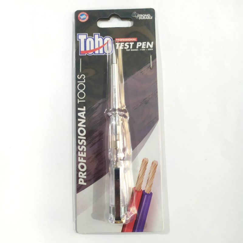 TOHO obeng tespen AC nyala listrik testpen