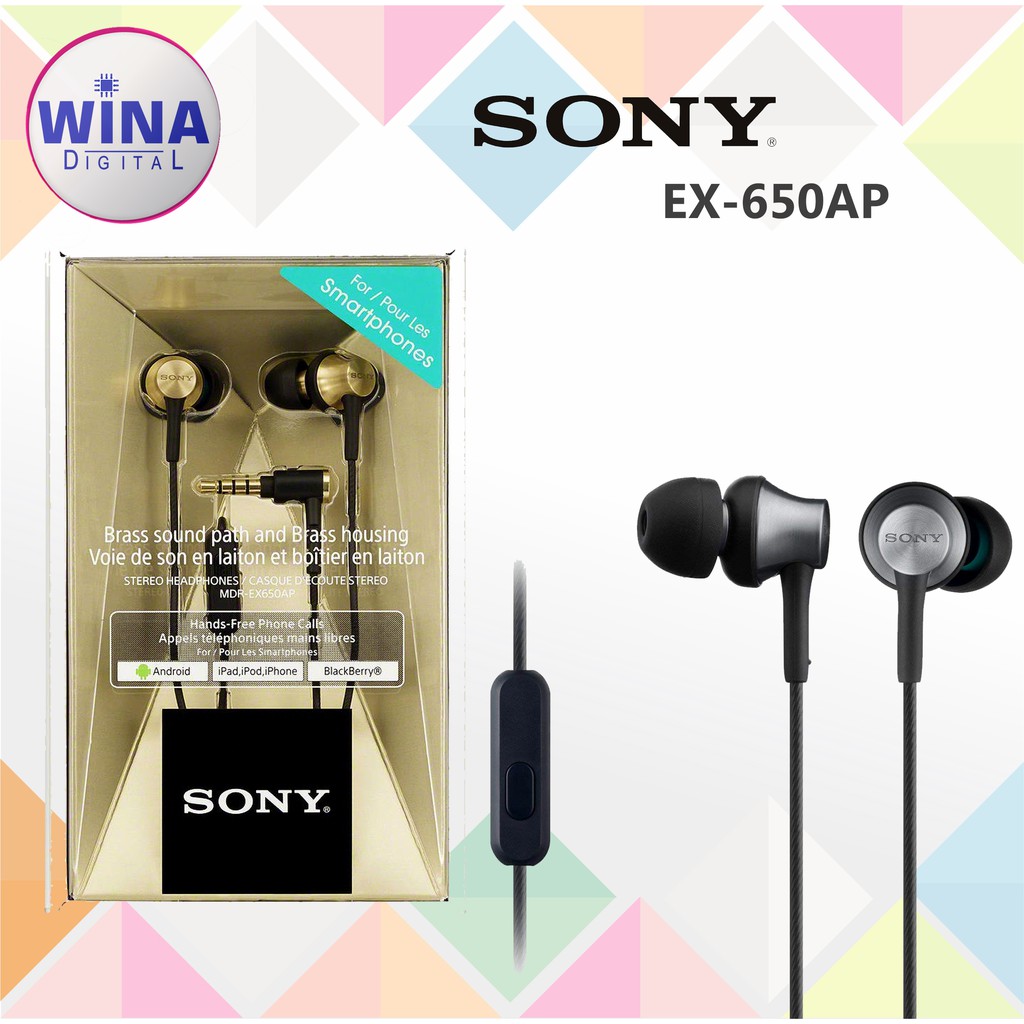 Sony In Ear Monitor Earphones MDR-EX650AP