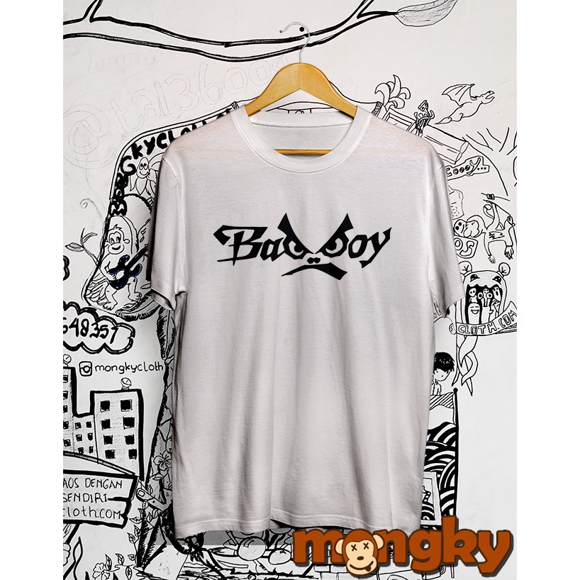 Baju Kaos Putih Bad Boy