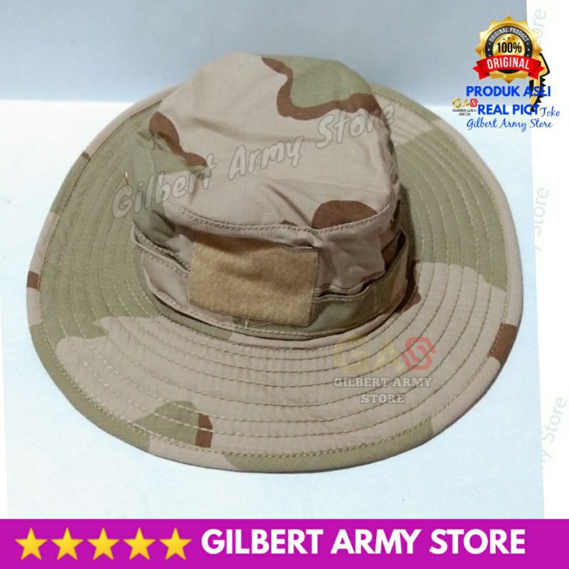 GILBERT ARMY STORE Topi Rimba HIjau polos TNI  Grosir Murah Topi Militer