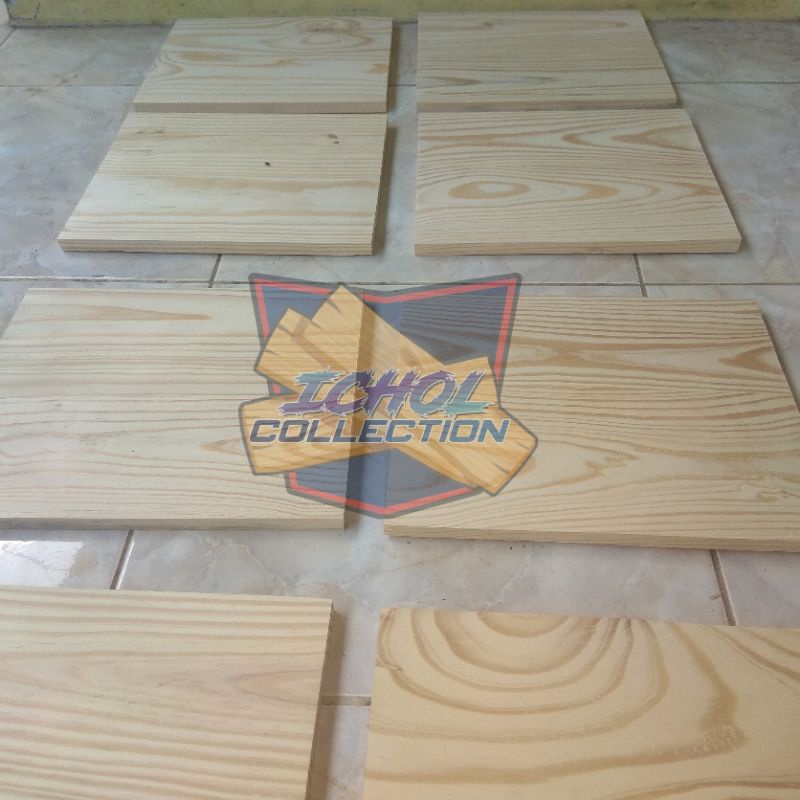 papan kayu media lukis / transfer foto kayu jati belanda