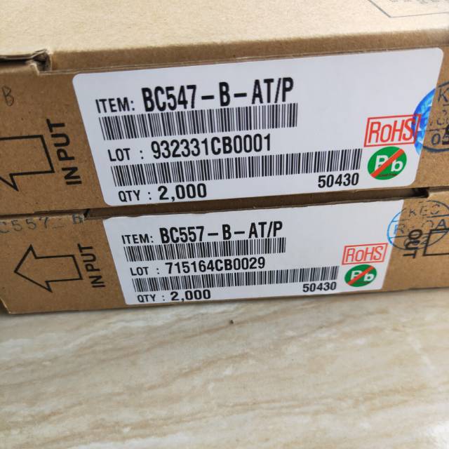 TRANSISTOR TRBC547  TRBC557 KEC KOREA