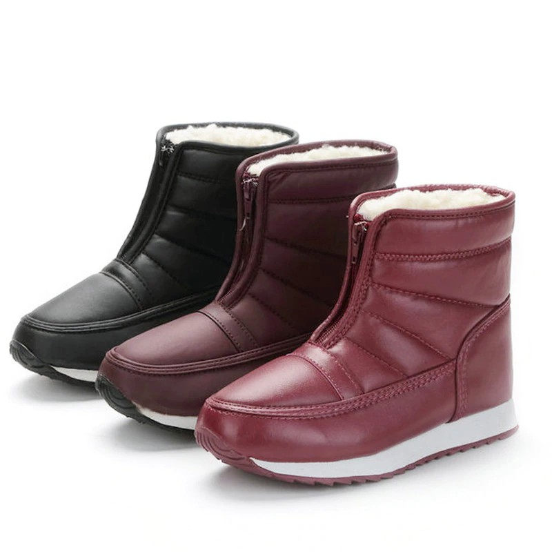 Waterproof Woman Winter Boots 2019 Fashion Womens Boots Female Winter Shoes Woman Snow Boots