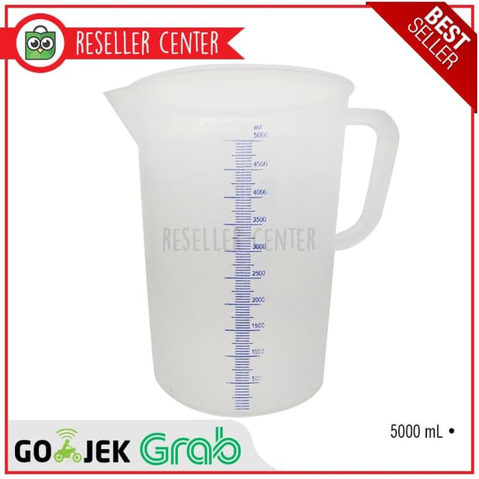 GELAS TAKAR / UKUR 5 LITER GREEN LEAF 1835 / TAKARAN