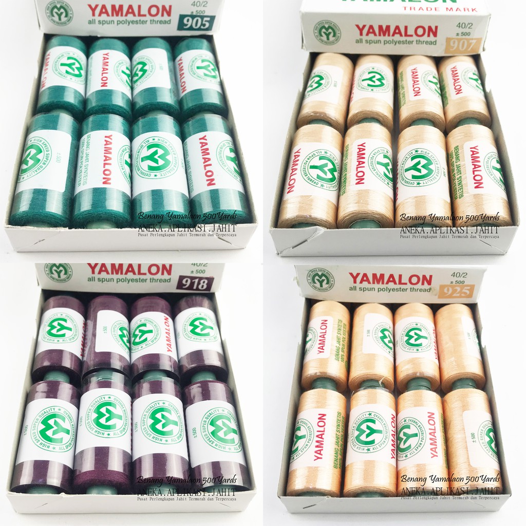 [4/7] 1 LUSIN BENANG JAHIT YAMALON (7 LUSIN = 1 KILO)