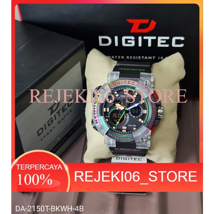 Jual Jam Tangan Pria Digitec DA2150T DA-2150T BKWH-4B