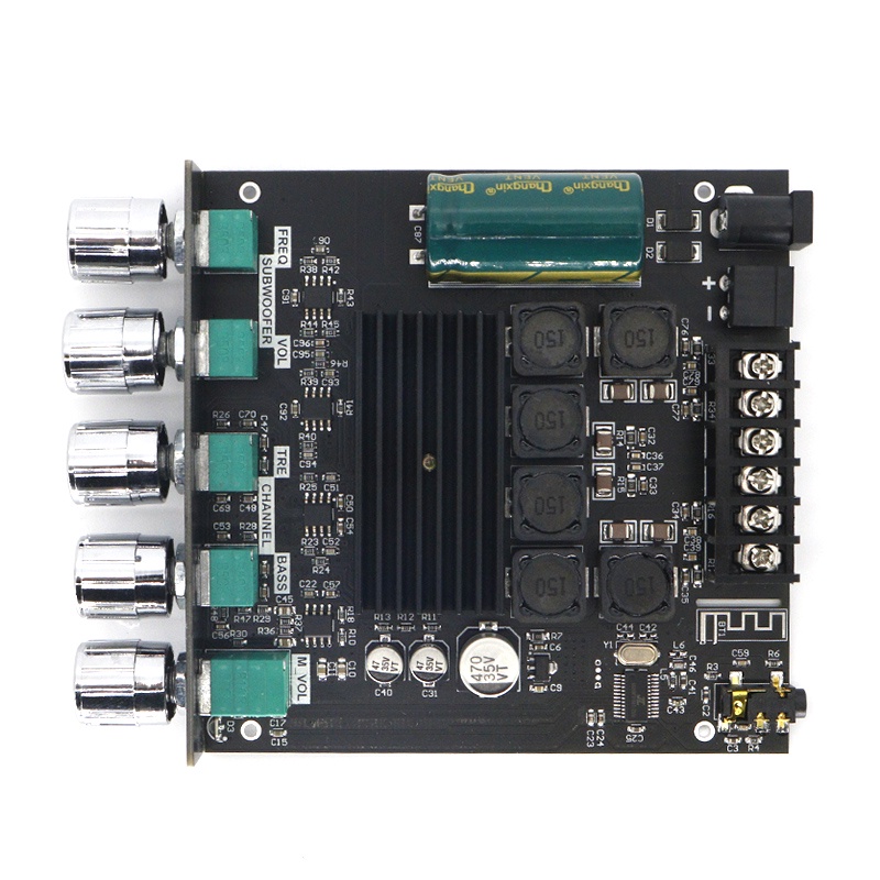 Modul Ampli Audio ZK TB21 ZK MT21 50WX2+100W Stereo Bluetooth Amplifier Tpa3116d2 Modul Amplifier