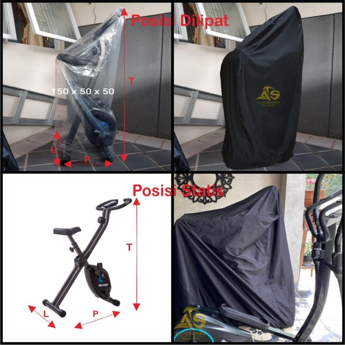 Sepeda Statis - Cover Pelindung Sepeda Statis
